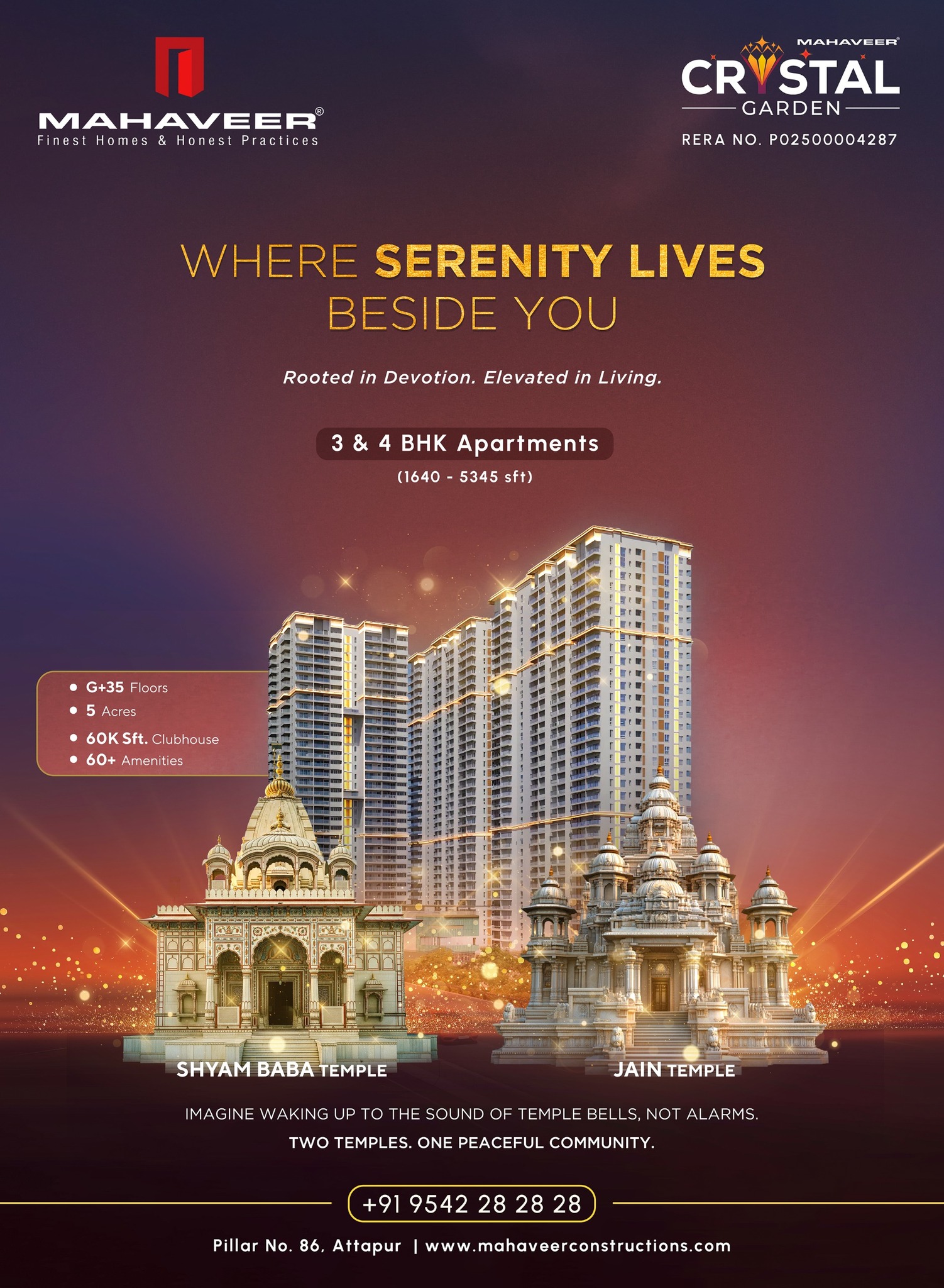 West Hyderabad – The Home of Mahaveer Crystal Garden