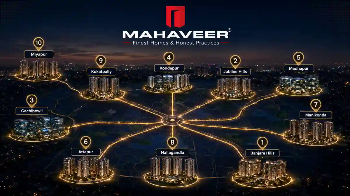 Top 10 Residential Areas in Hyderabad