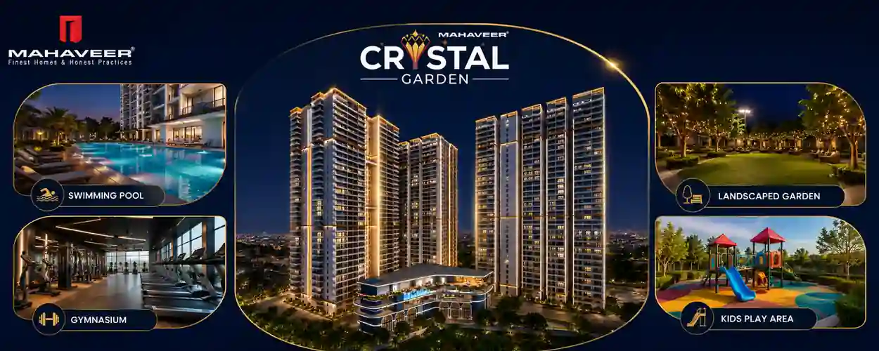 Mahaveer Crystal Garden luxury apartment amenities