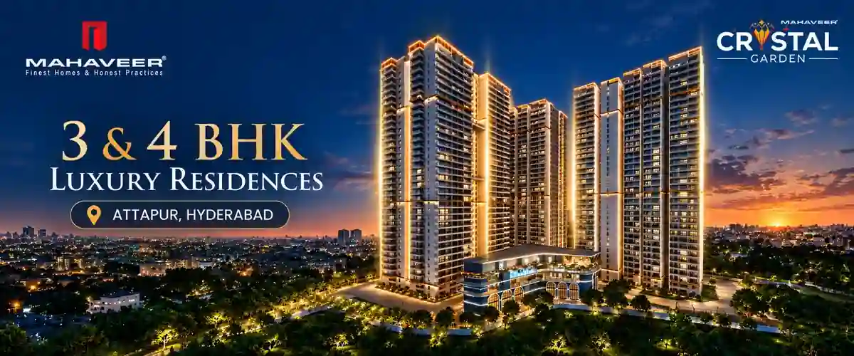 Mahaveer Crystal Garden high-rise apartments in Attapur