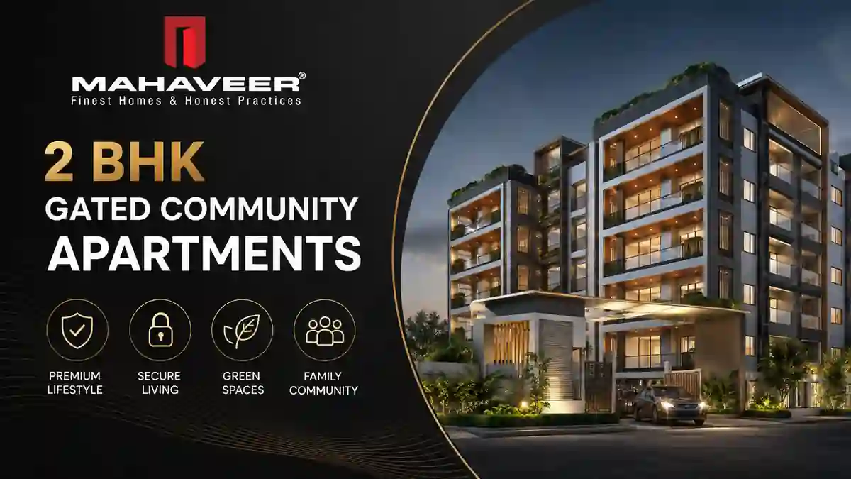 2 BHK flats for rent in gated community Hyderabad