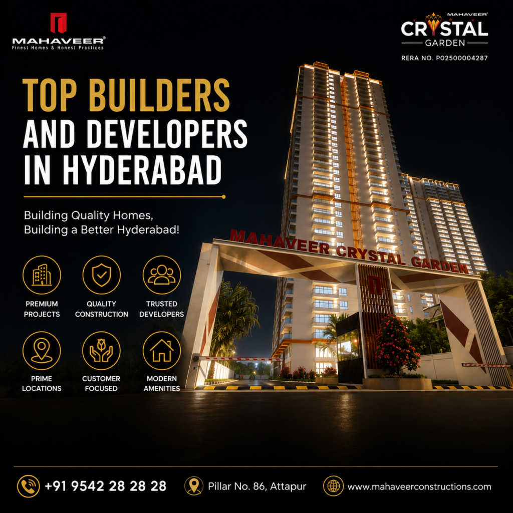 Top builders and developers in Hyderabad