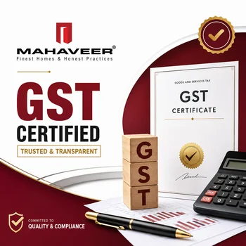 GST Certificate of Appreciation for Mahaveer Constructions