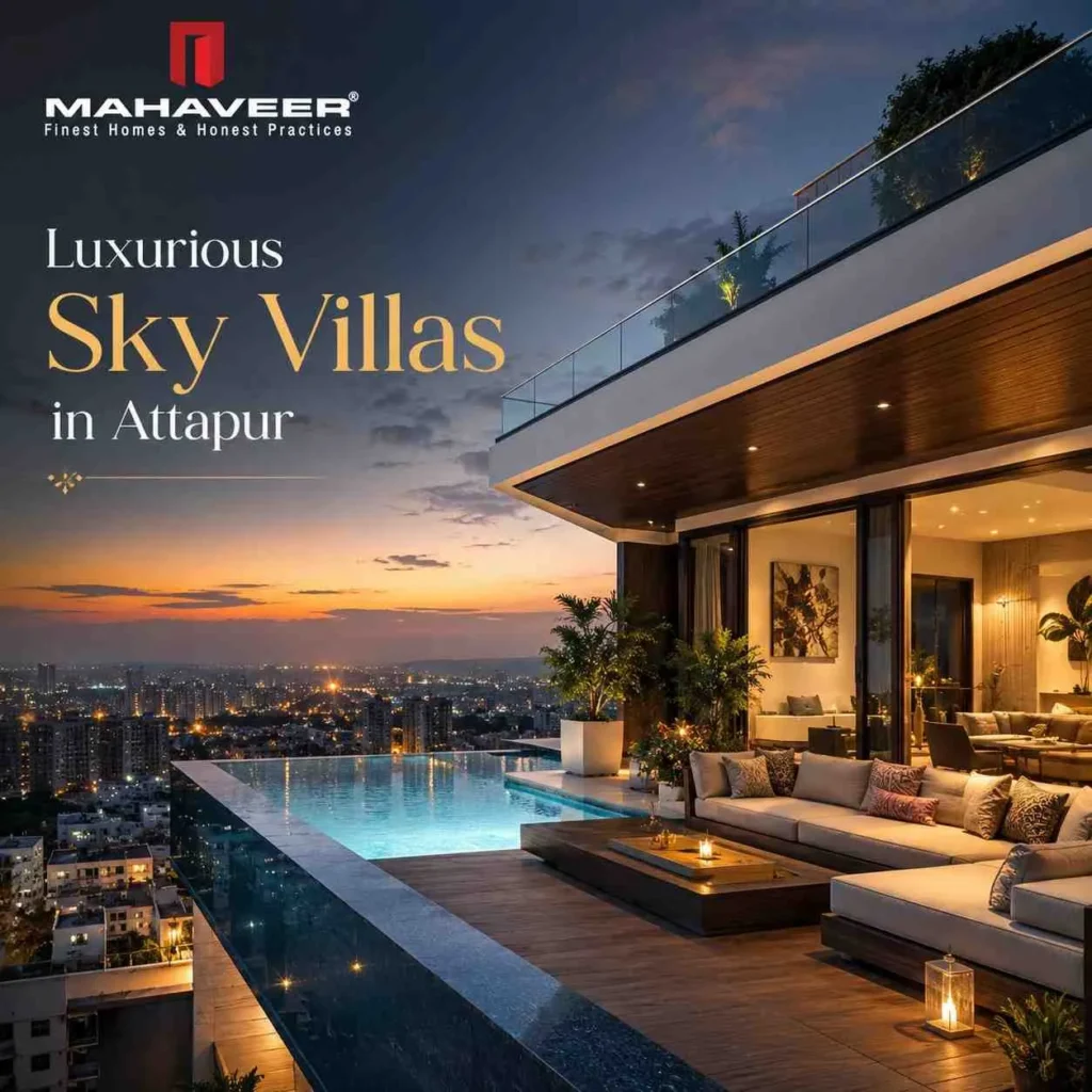 Luxurious Sky Villas in Attapur at Mahaveer Crystal Garden