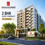 2 BHK apartment in Hyderabad gated community
