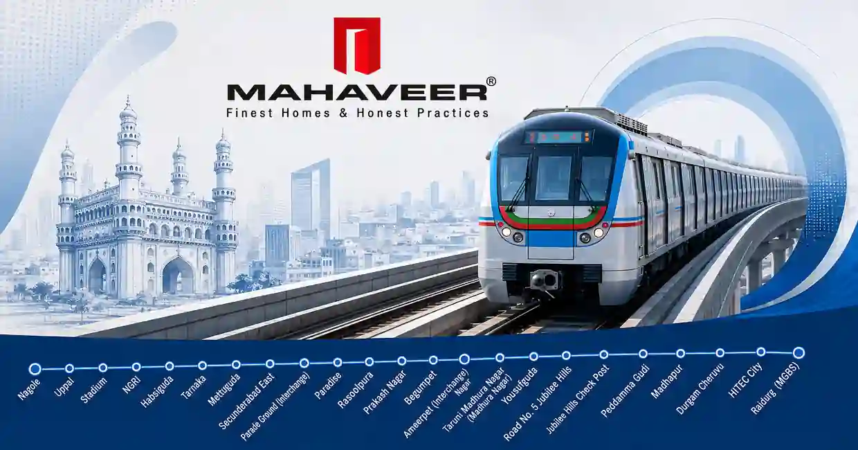 Hyderabad Metro Blue Line stations