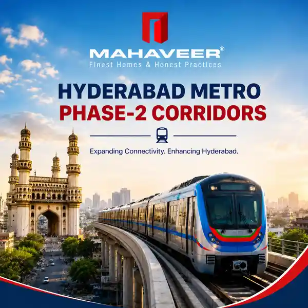 Hyderabad Metro Phase 2 proposed corridors including Kokapet Patancheru and Hayat Nagar