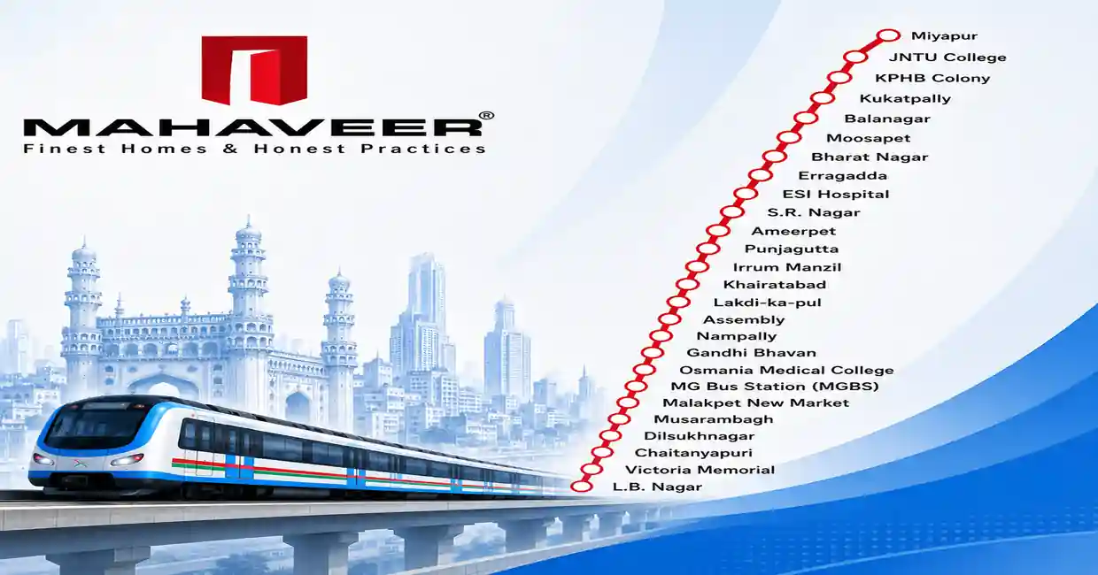 Hyderabad Metro Red Line stations