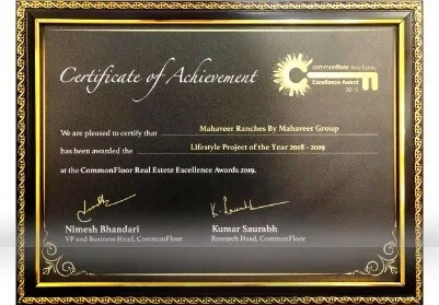Mahaveer Constructions awards