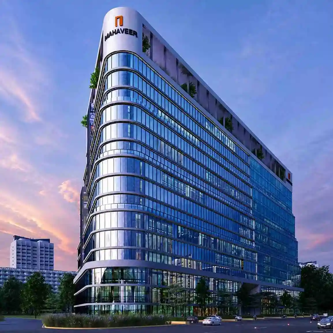 Mahaveer Gateway premium commercial office development in Nanakramguda, Hyderabad