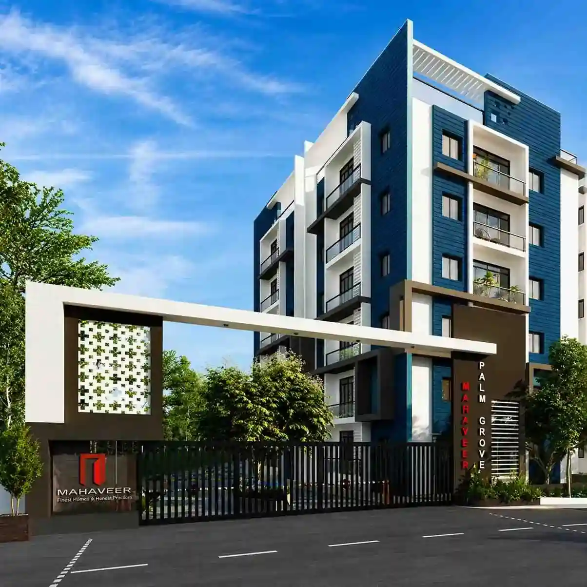 Mahaveer Palm Grove premium residential apartment project in Begumpet, Hyderabad