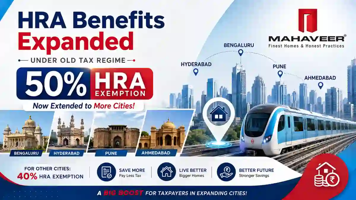 Metro and non-metro HRA classification in India