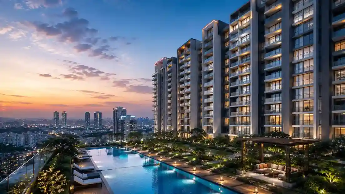 Luxury premium apartments in Hyderabad with modern amenities by Mahaveer Constructions