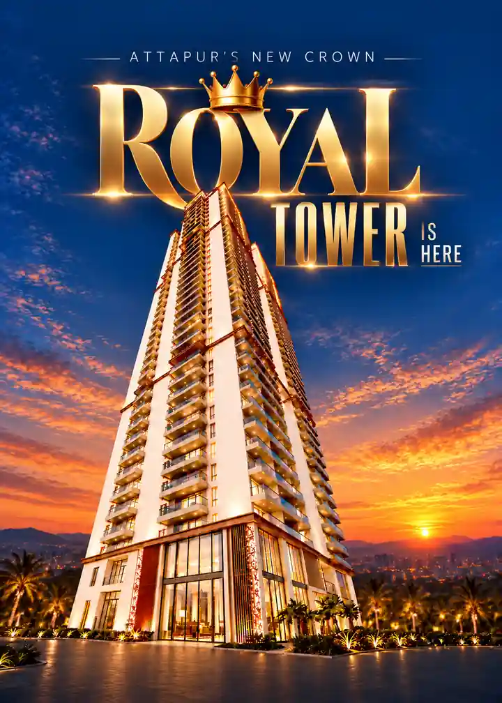 Royal Tower at Mahaveer Crystal Garden, luxury 4 BHK apartments in Attapur, Hyderabad