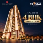 Spacious 4 BHK apartments under 5 crore in Hyderabad